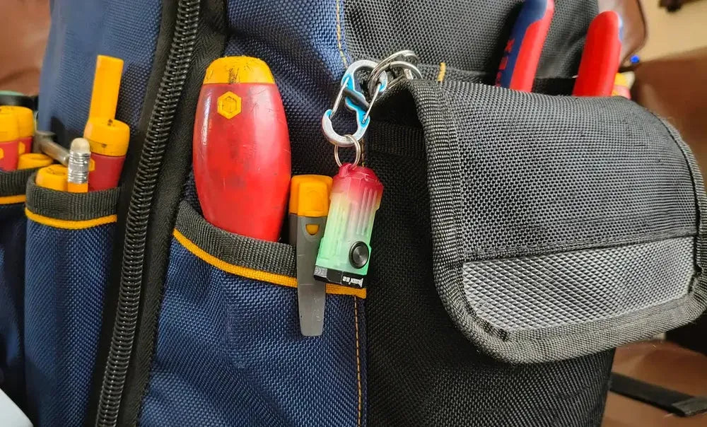 Linterna llavero compacta mini EDC Wuben E2 PULSE de 10,7 g
