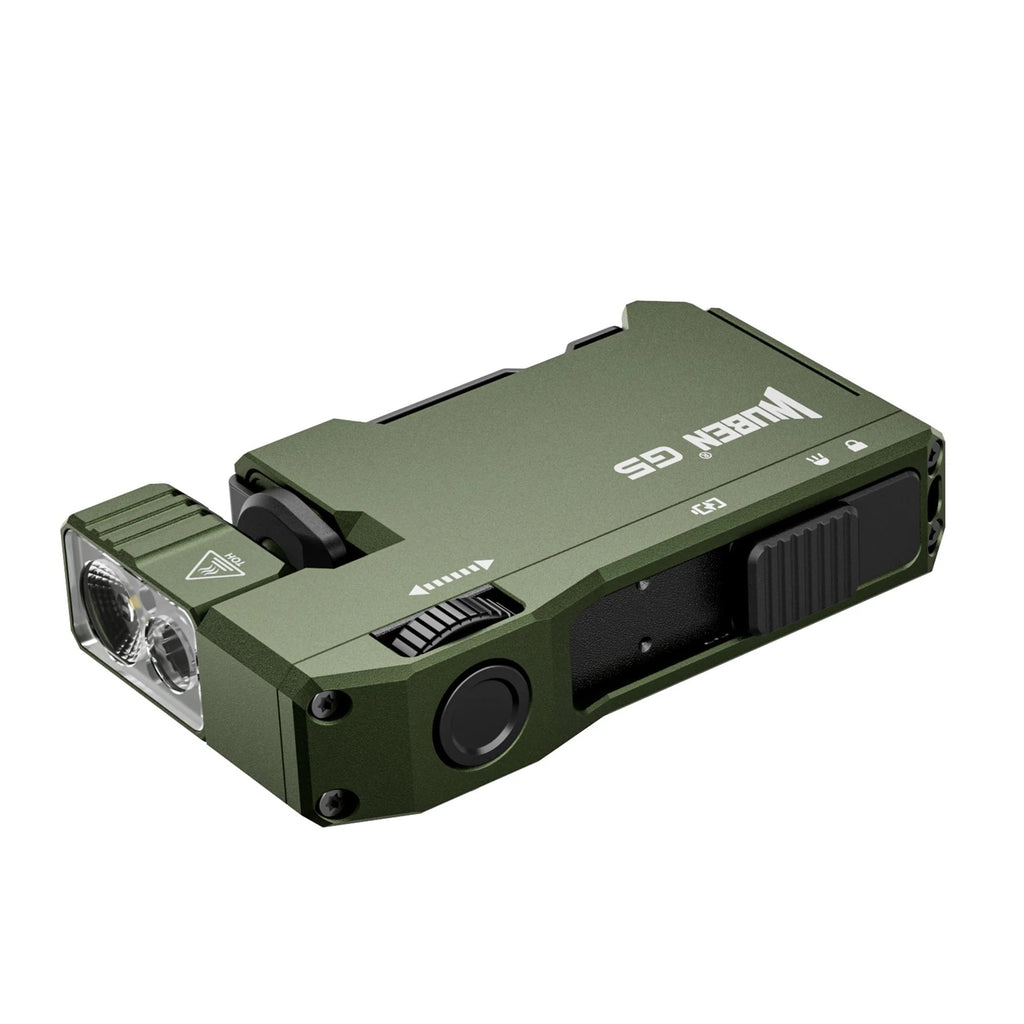 Linterna recargable compacta con llavero EDC WUBEN G5 de 400 lúmenes