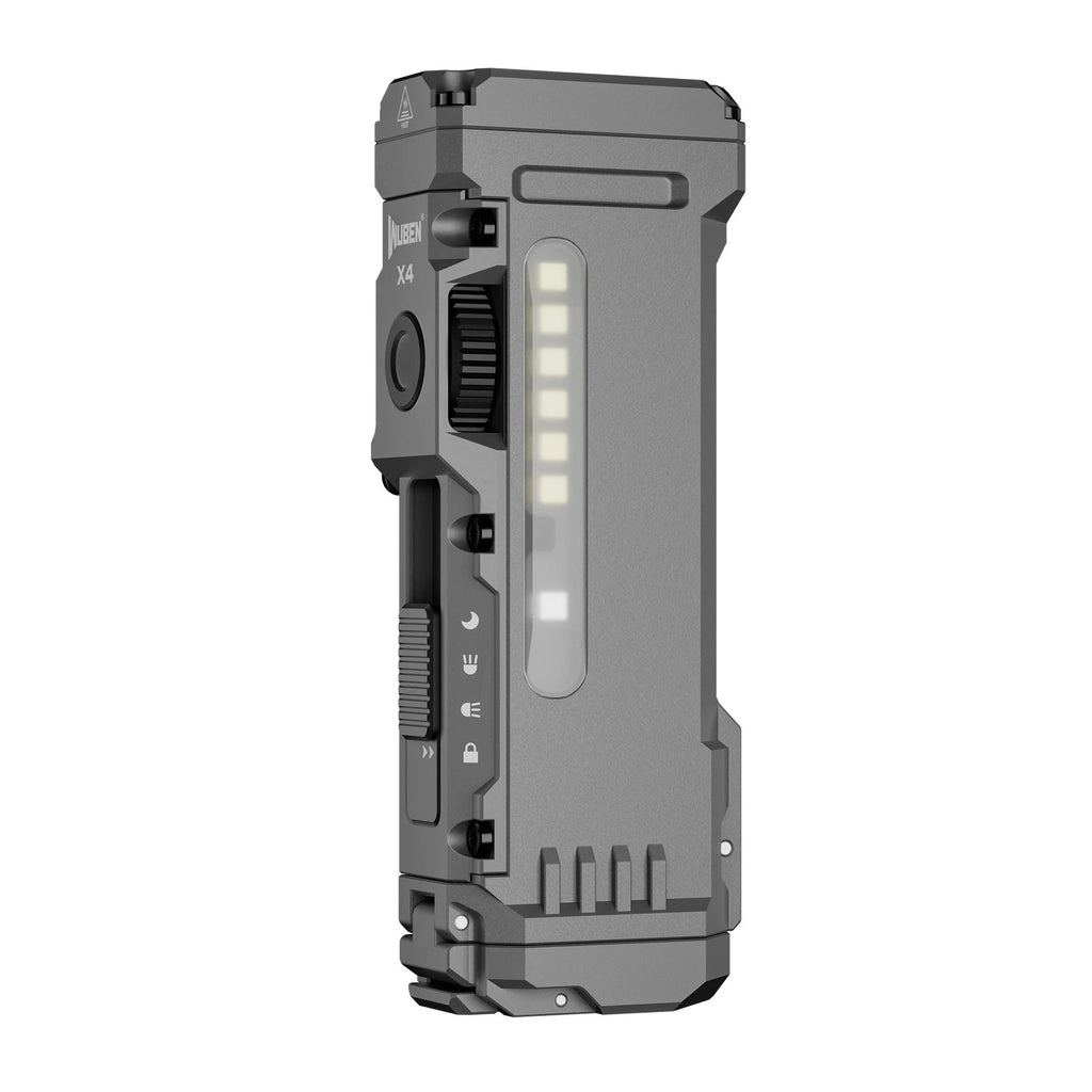 Linterna táctica EDC Wuben X4 compacta multifunción de 1500 lúmenes