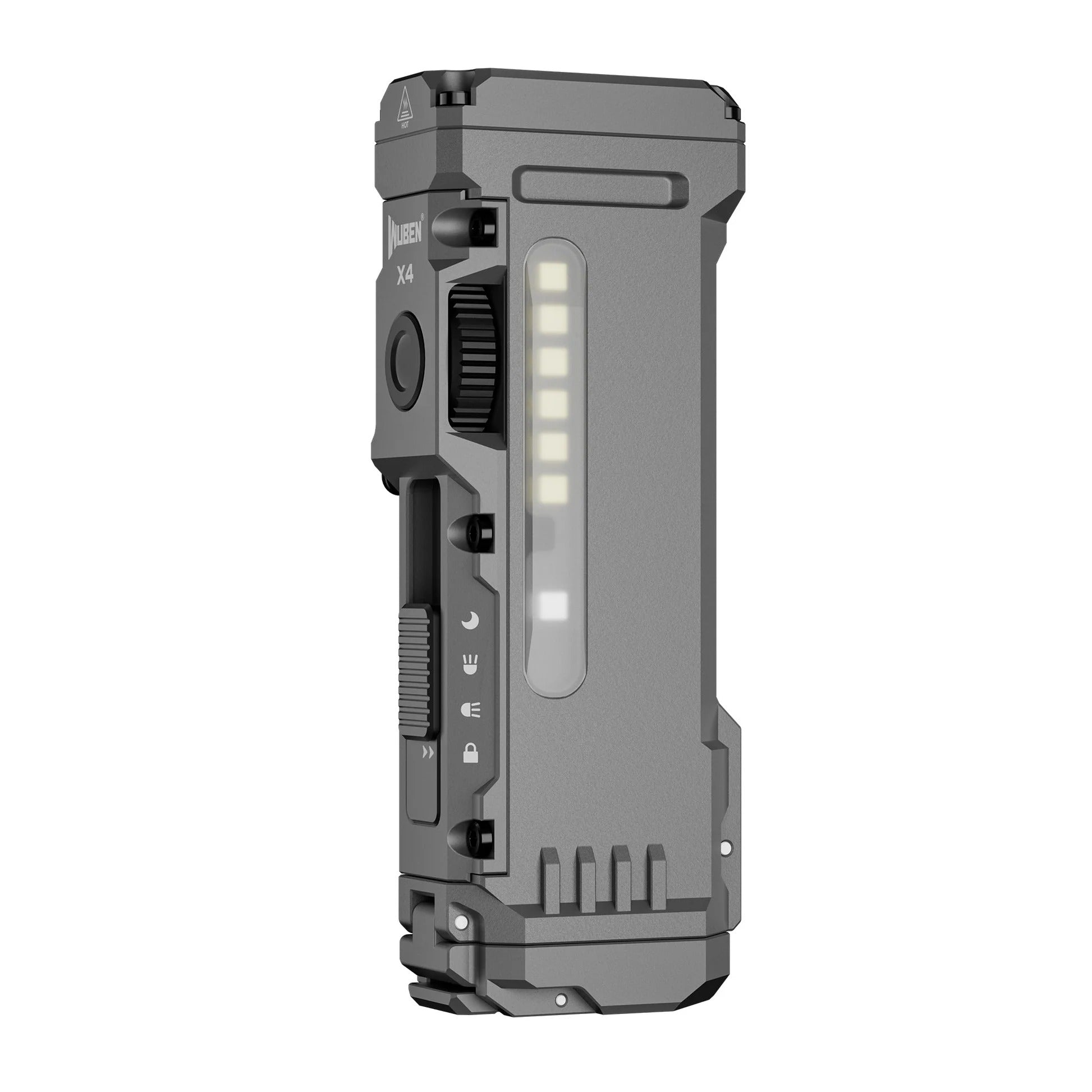 Linterna táctica EDC Wuben X4 compacta multifunción de 1500 lúmenes
