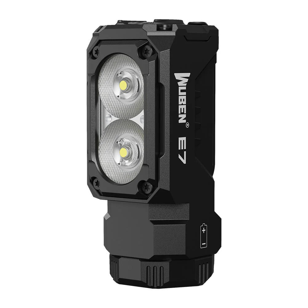 Linterna frontal LED recargable para caza WUBEN E7, 1800 lúmenes 🔥