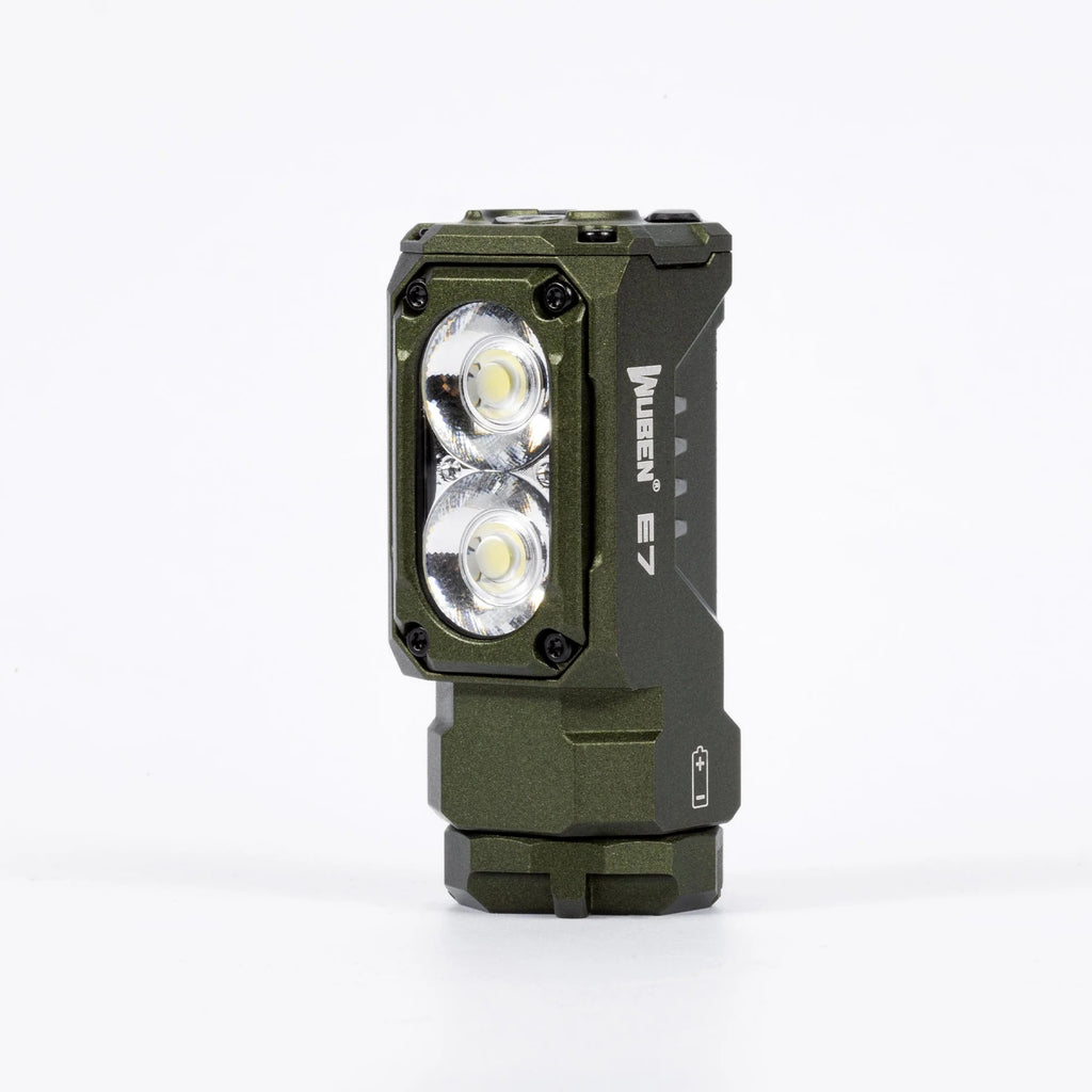Linterna frontal LED recargable para caza WUBEN E7, 1800 lúmenes 🔥