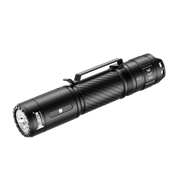 Linterna táctica compacta de bolsillo EDC WUBEN C3 de 1200 lúmenes