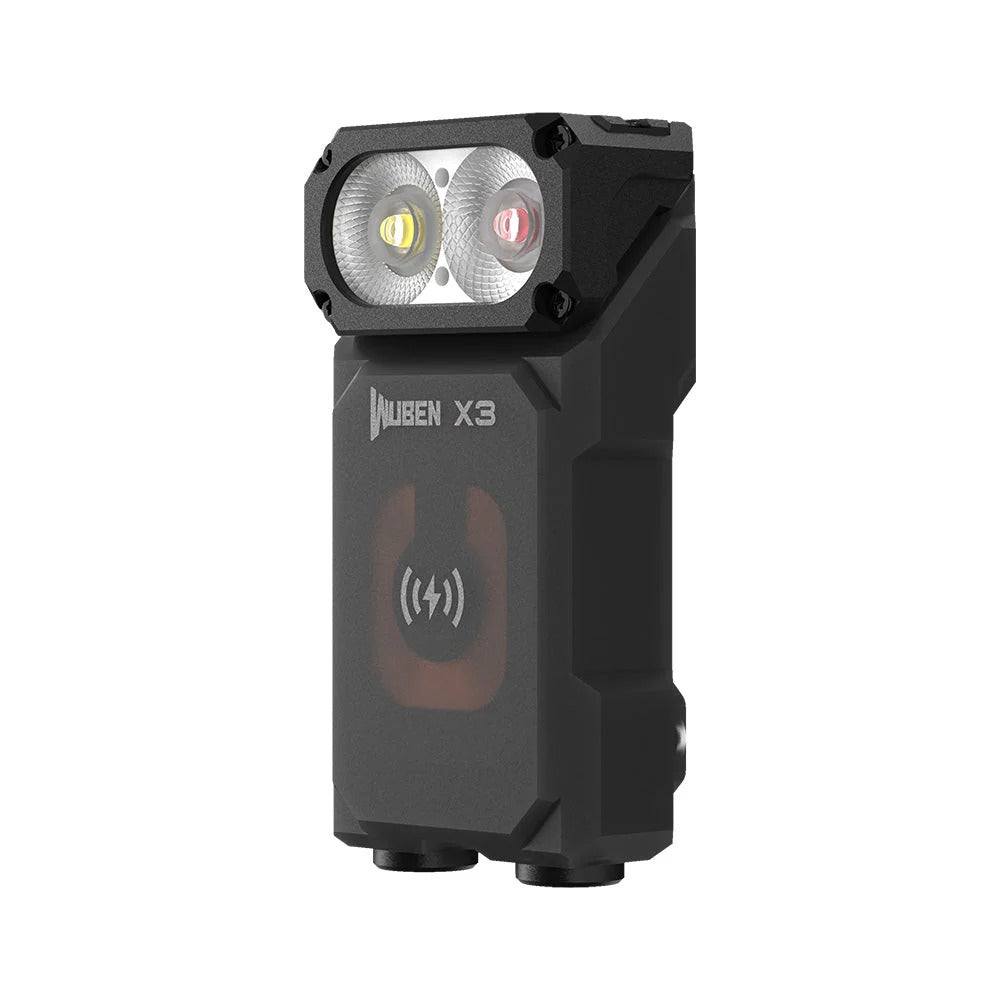 Linterna EDC WUBEN Lightok X3 Owl - Mini linterna recargable de 700 lúmenes (luz roja y blanca)