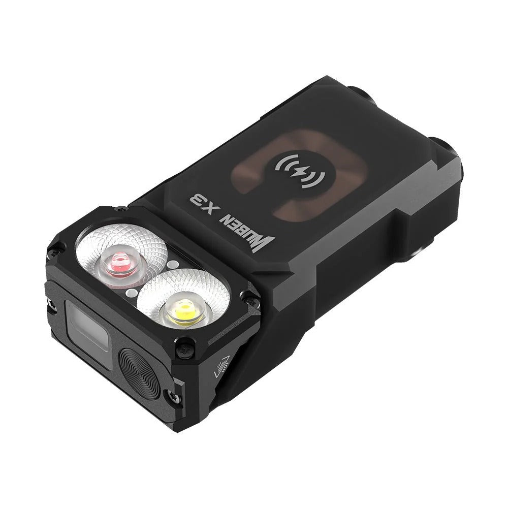Linterna EDC WUBEN Lightok X3 Owl - Mini linterna recargable de 700 lúmenes (luz roja y blanca)