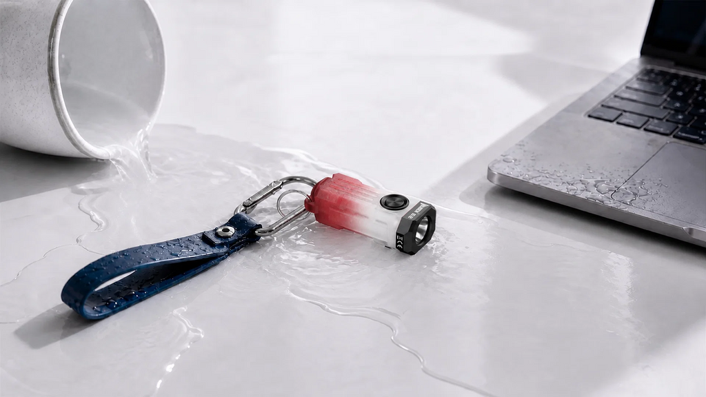 Linterna llavero compacta mini EDC Wuben E2 PULSE de 10,7 g