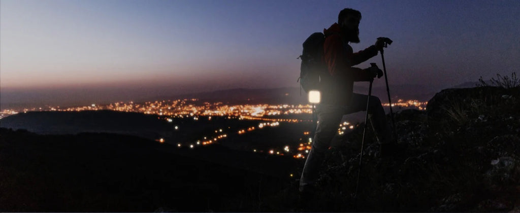 Batería externa recargable WUBEN F5 para camping y tiendas de campaña con luz LED