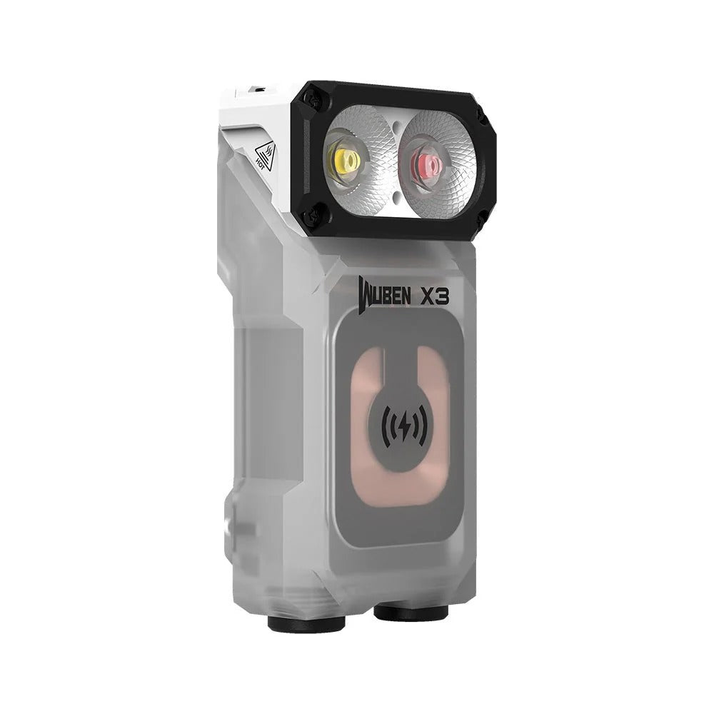 Linterna EDC WUBEN Lightok X3 Owl - Mini linterna recargable de 700 lúmenes (luz roja y blanca)