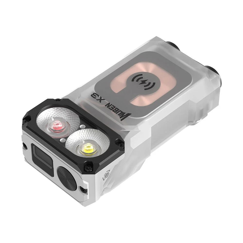 Linterna EDC WUBEN Lightok X3 Owl - Mini linterna recargable de 700 lúmenes (luz roja y blanca)