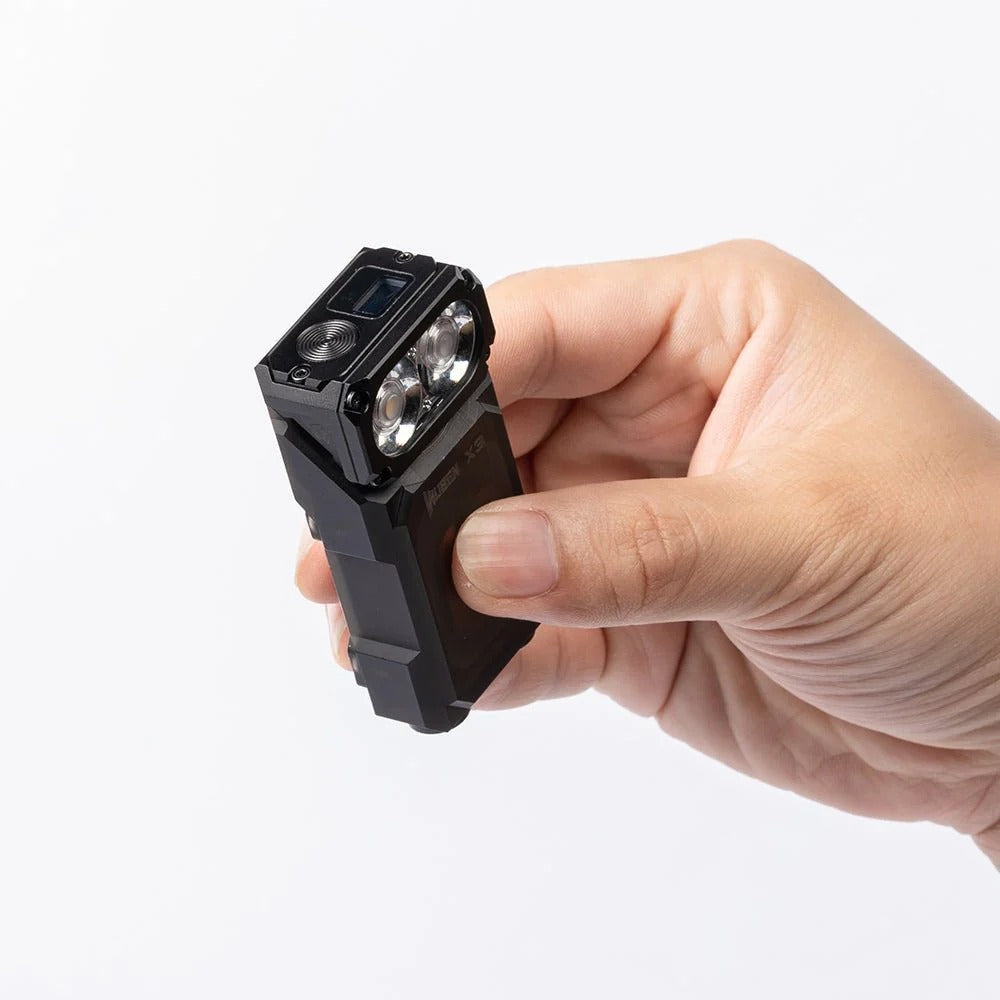 Linterna EDC WUBEN Lightok X3 Owl - Mini linterna recargable de 700 lúmenes (luz roja y blanca)