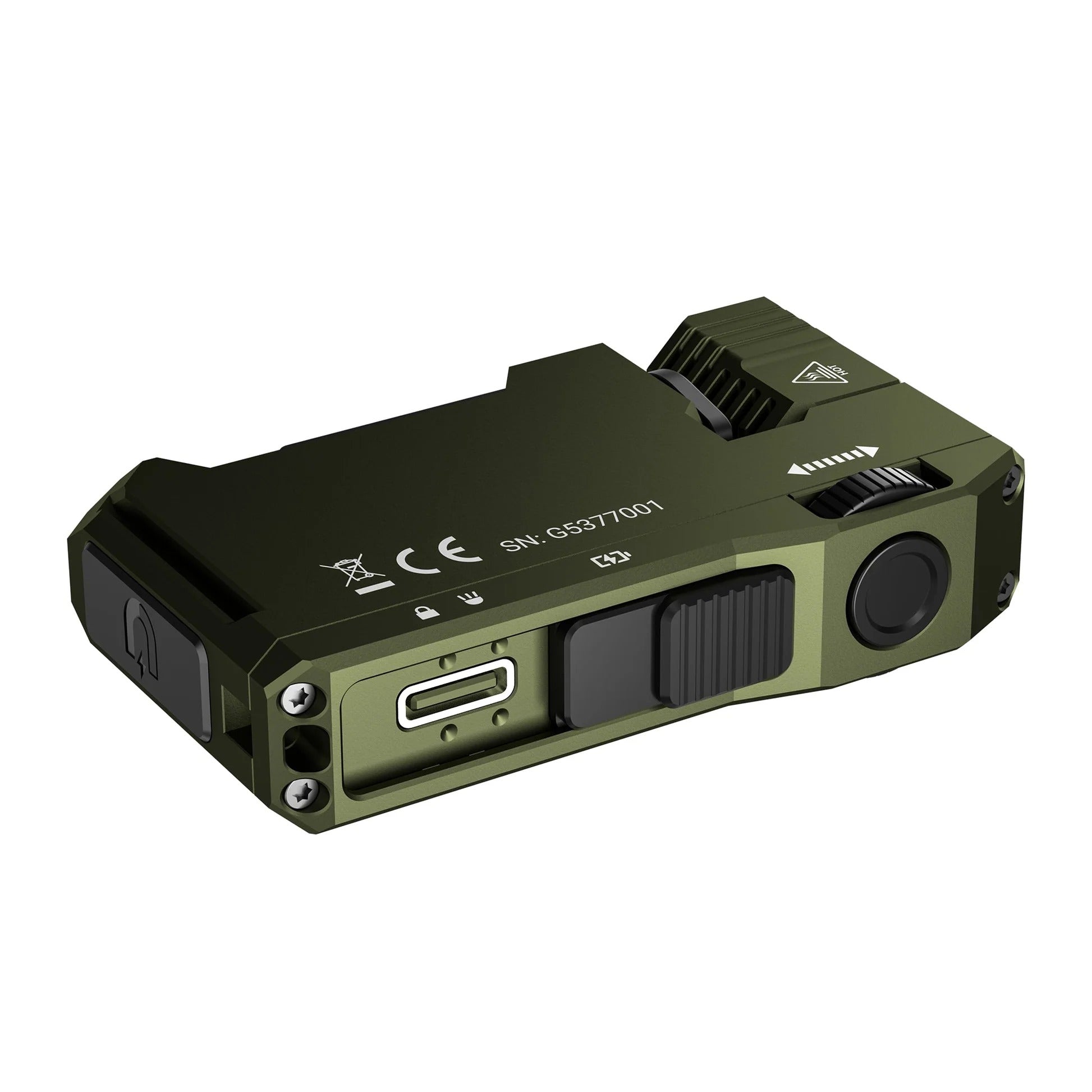 Linterna recargable compacta con llavero EDC WUBEN G5 de 400 lúmenes