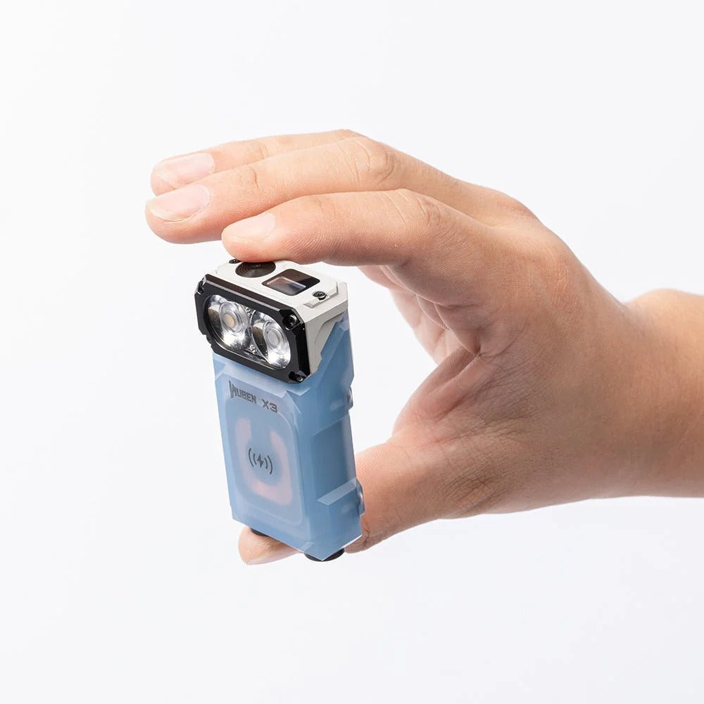 Linterna EDC WUBEN Lightok X3 Owl - Mini linterna recargable de 700 lúmenes (luz roja y blanca)