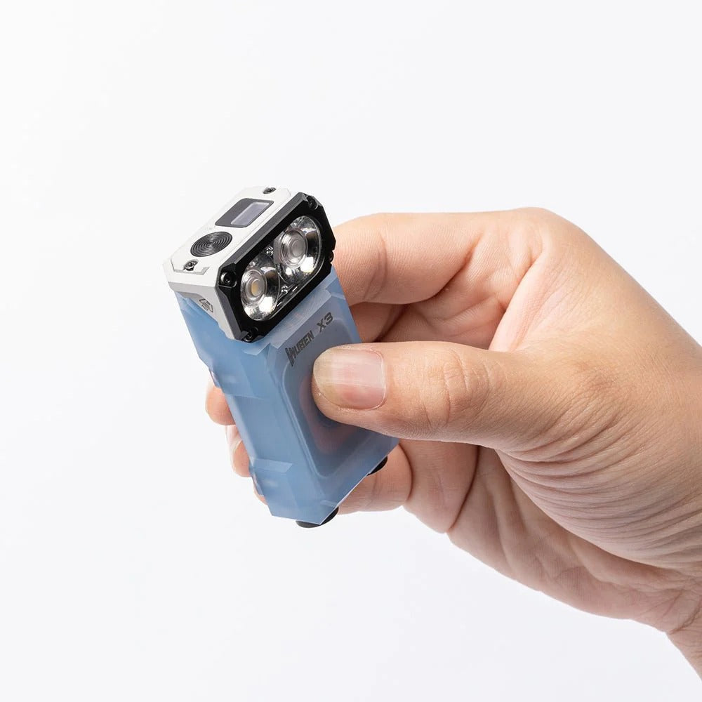 Linterna EDC WUBEN Lightok X3 Owl - Mini linterna recargable de 700 lúmenes (luz roja y blanca)