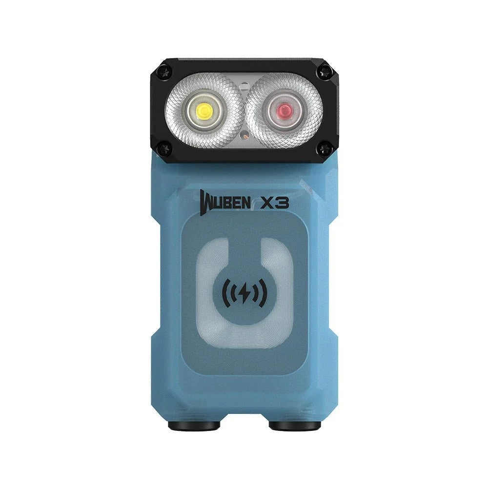 Linterna EDC WUBEN Lightok X3 Owl - Mini linterna recargable de 700 lúmenes (luz roja y blanca)