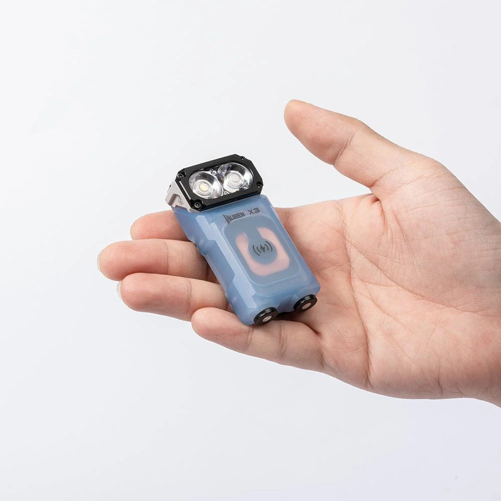 Linterna EDC WUBEN Lightok X3 Owl - Mini linterna recargable de 700 lúmenes (luz roja y blanca)