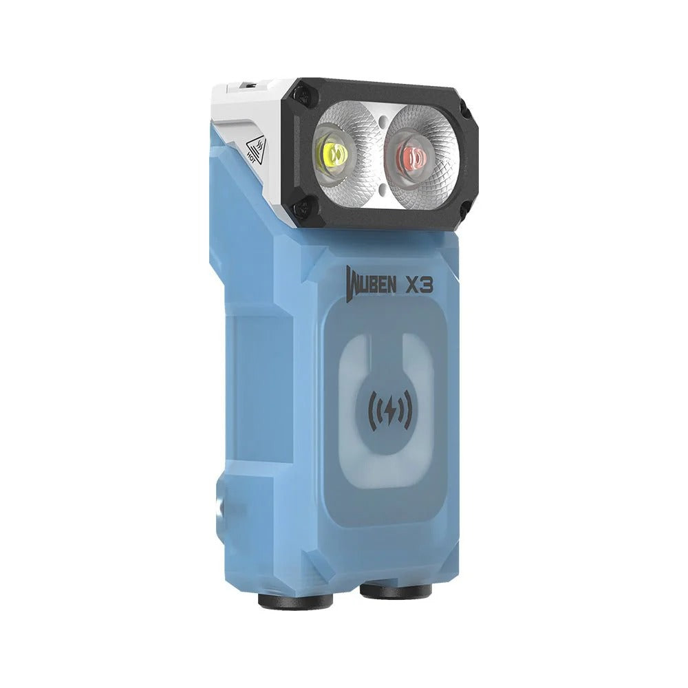 Linterna EDC WUBEN Lightok X3 Owl - Mini linterna recargable de 700 lúmenes (luz roja y blanca)