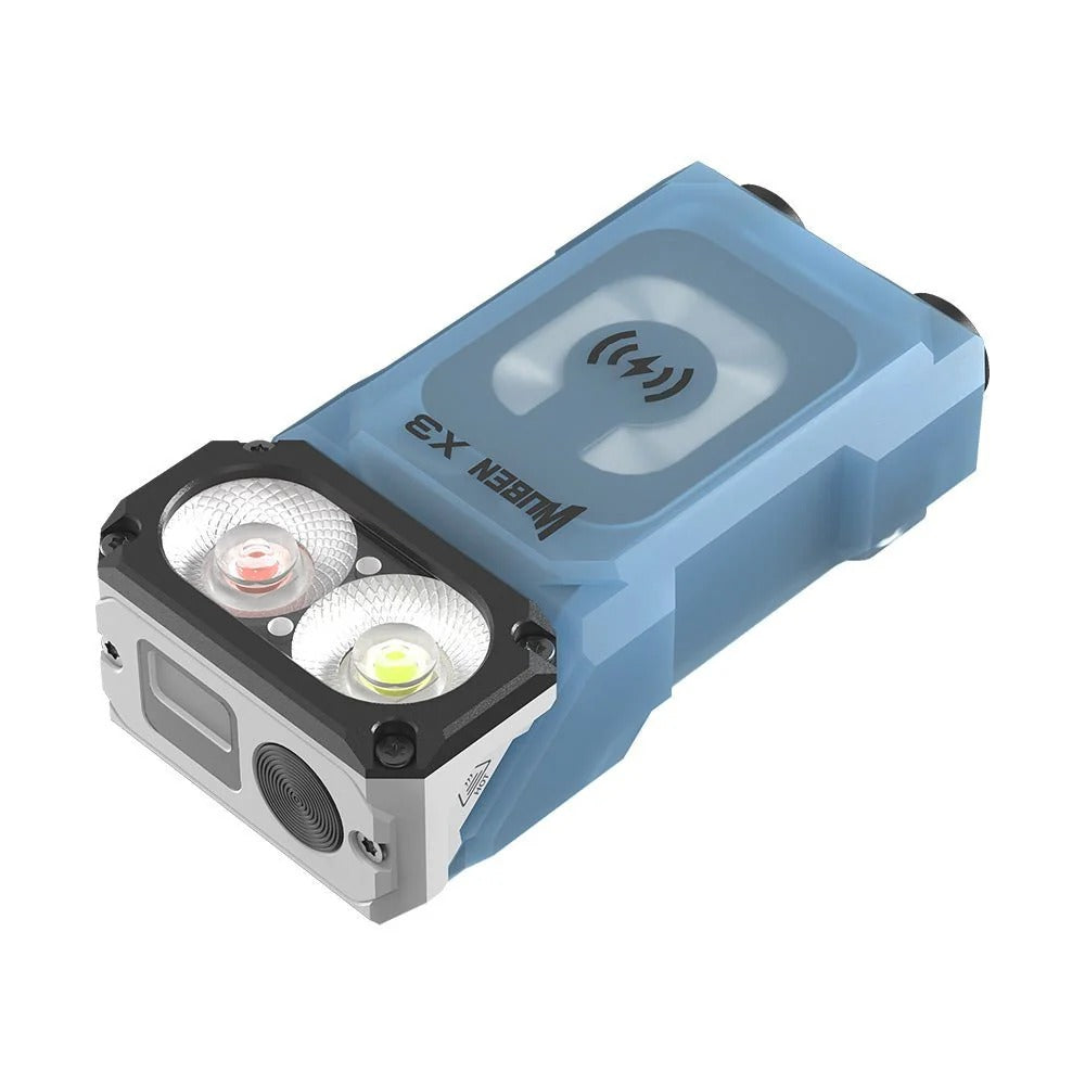 Linterna EDC WUBEN Lightok X3 Owl - Mini linterna recargable de 700 lúmenes (luz roja y blanca)