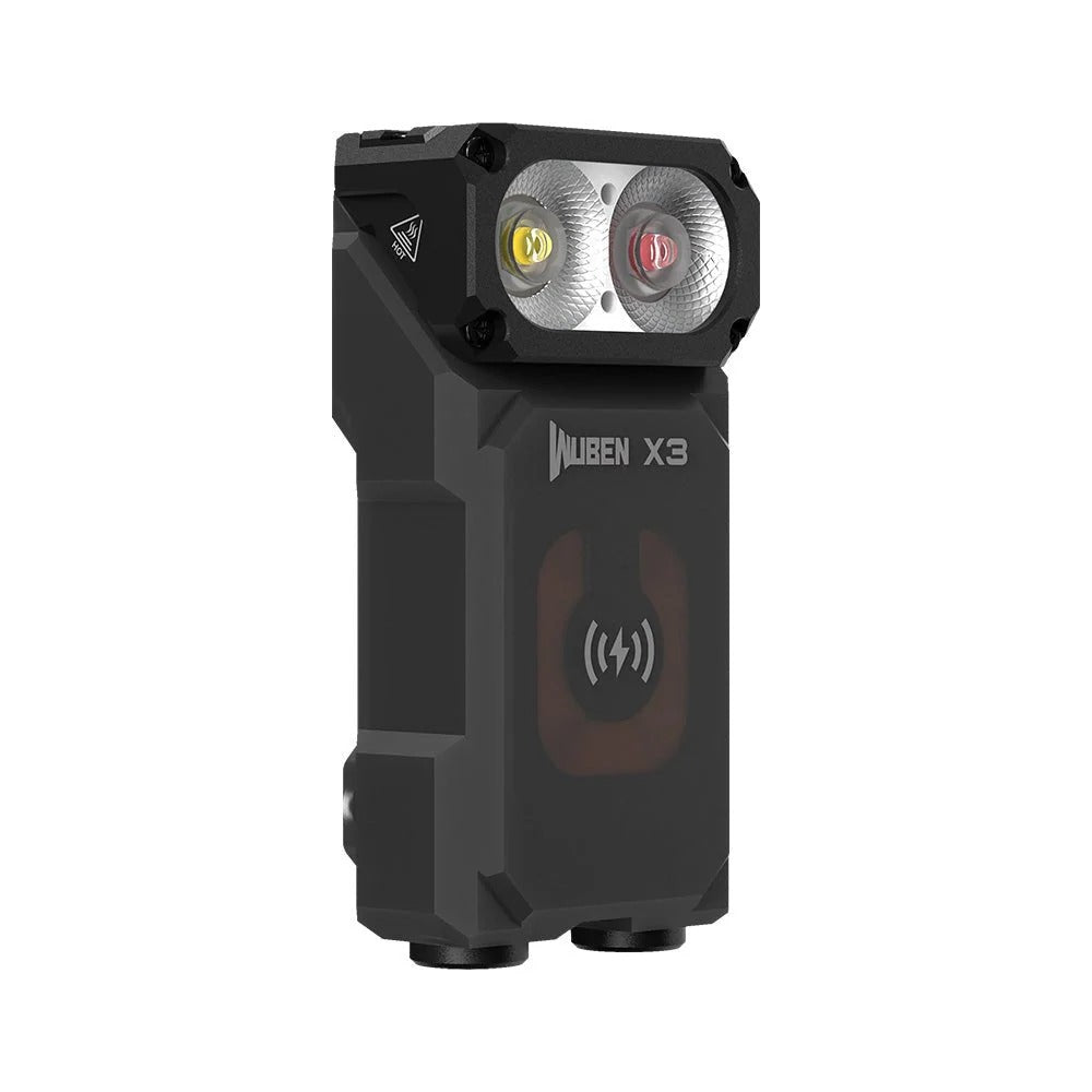 Linterna EDC WUBEN Lightok X3 Owl - Mini linterna recargable de 700 lúmenes (luz roja y blanca)