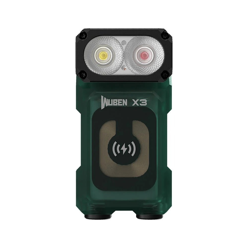 Linterna EDC WUBEN Lightok X3 Owl - Mini linterna recargable de 700 lúmenes (luz roja y blanca)
