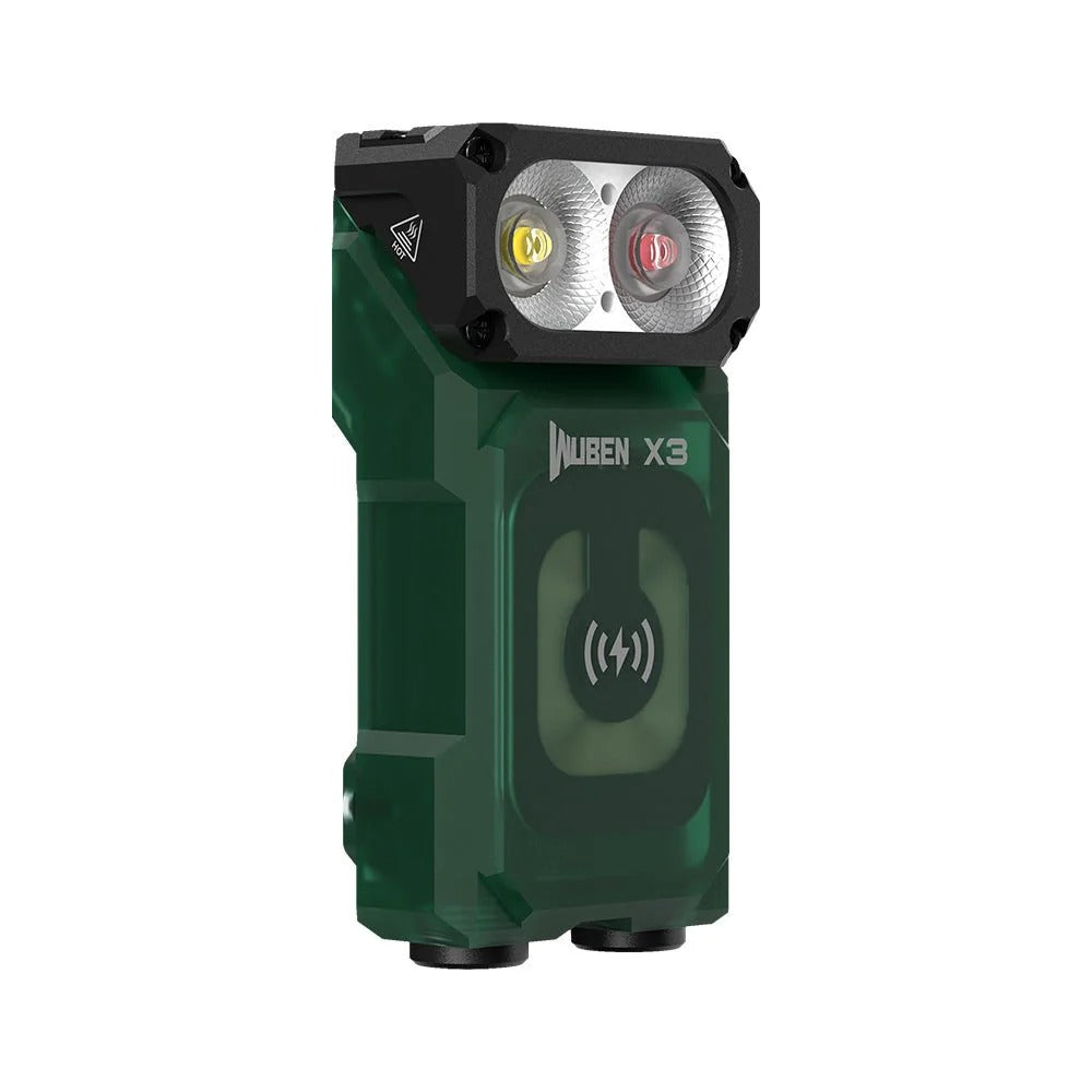 Linterna EDC WUBEN Lightok X3 Owl - Mini linterna recargable de 700 lúmenes (luz roja y blanca)