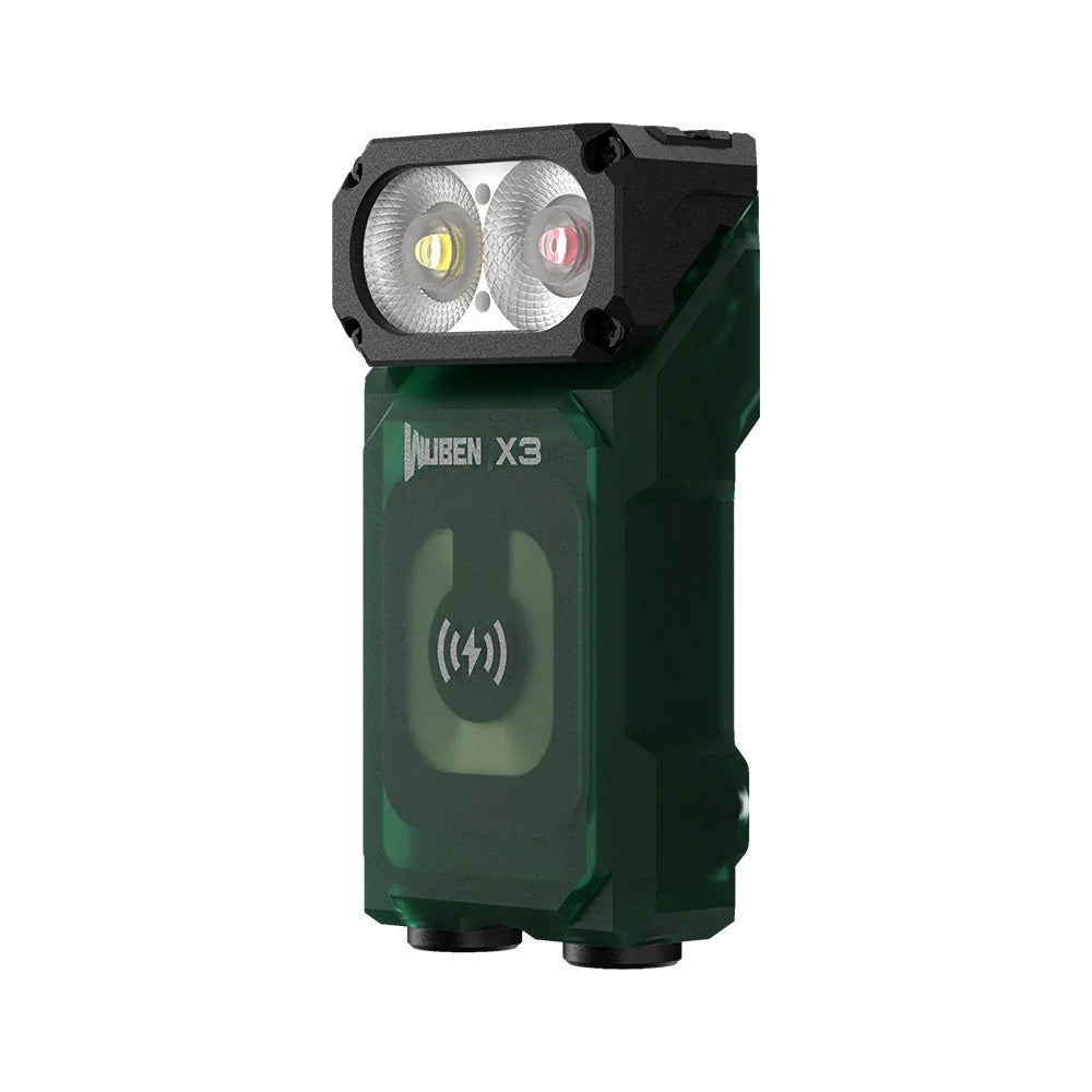 Linterna EDC WUBEN Lightok X3 Owl - Mini linterna recargable de 700 lúmenes (luz roja y blanca)