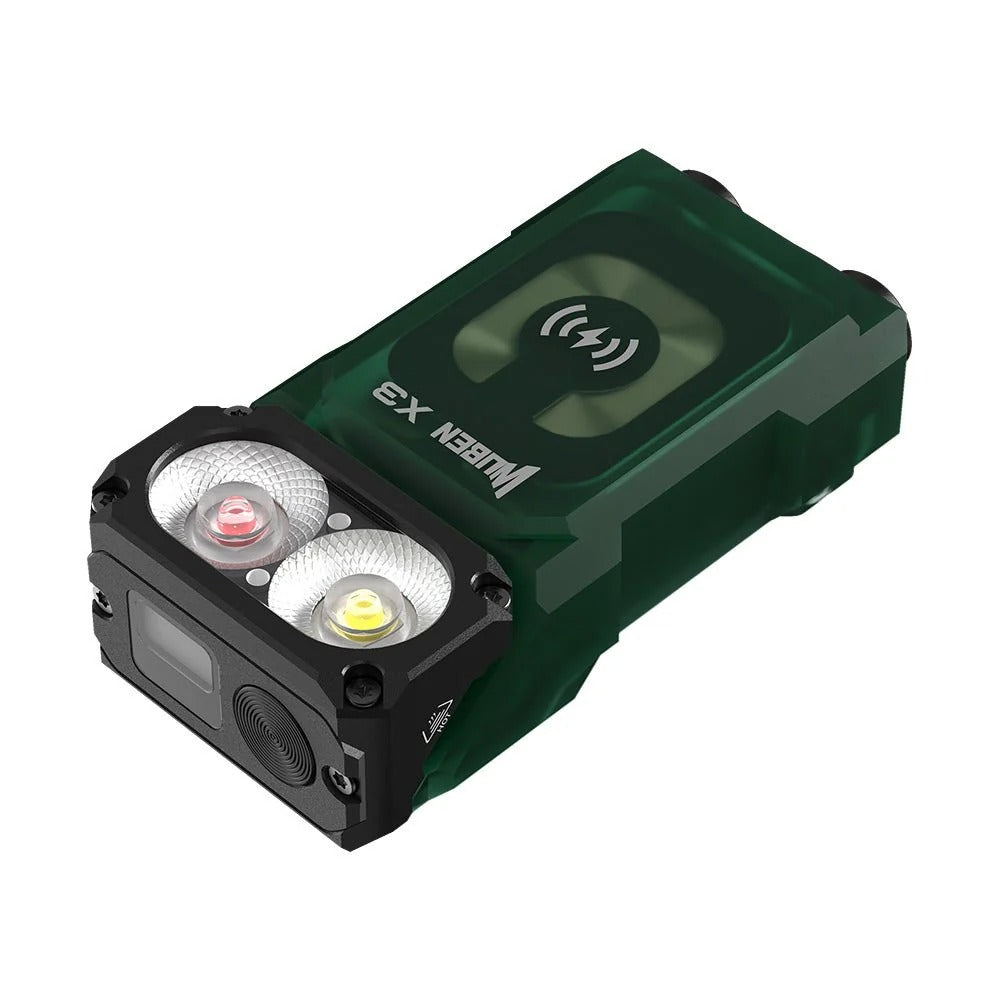 Linterna EDC WUBEN Lightok X3 Owl - Mini linterna recargable de 700 lúmenes (luz roja y blanca)