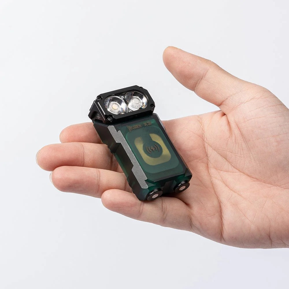 Linterna EDC WUBEN Lightok X3 Owl - Mini linterna recargable de 700 lúmenes (luz roja y blanca)