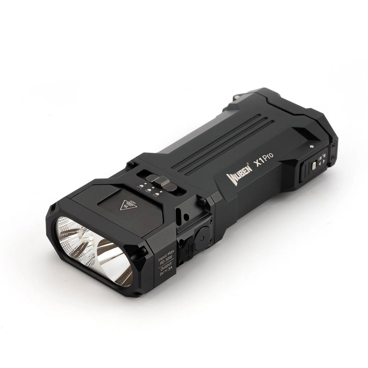 Wuben X1Pro 12300 Lúmenes Linterna EDC Recargable con Power Bank