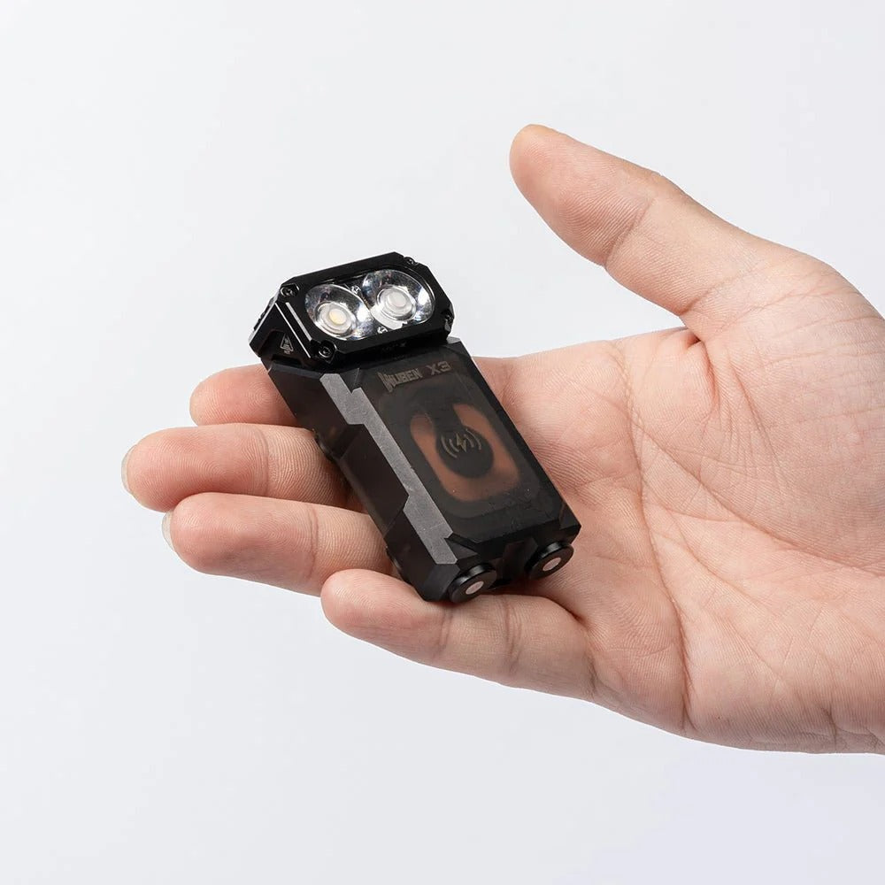 Linterna EDC WUBEN Lightok X3 Owl - Mini linterna recargable de 700 lúmenes (luz roja y blanca)