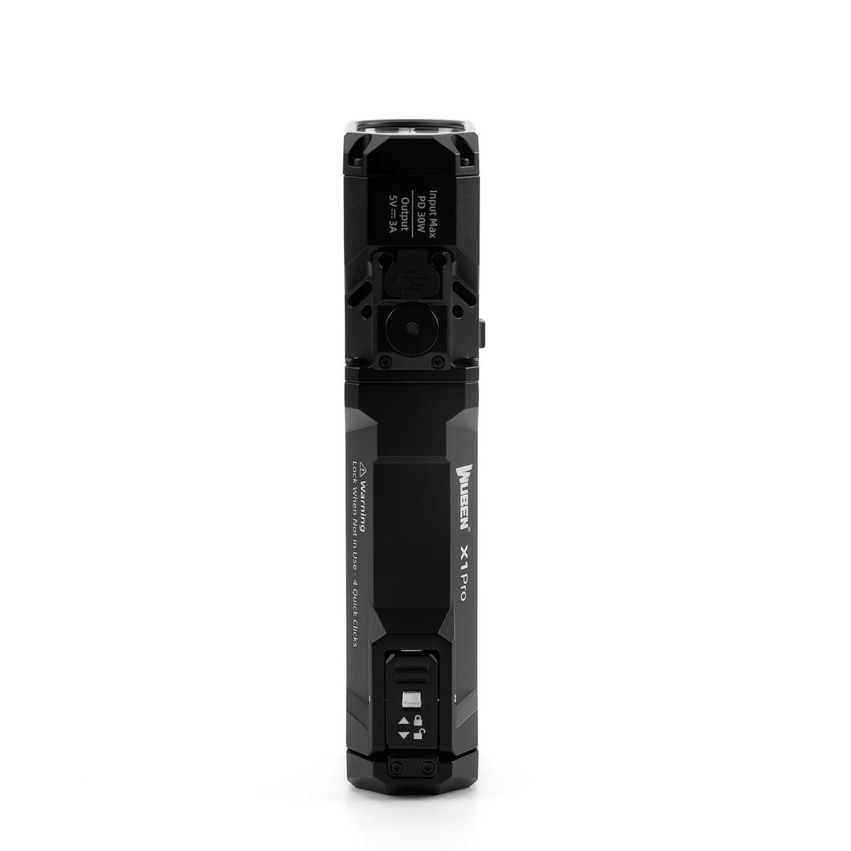 Wuben X1Pro 12300 Lúmenes Linterna EDC Recargable con Power Bank
