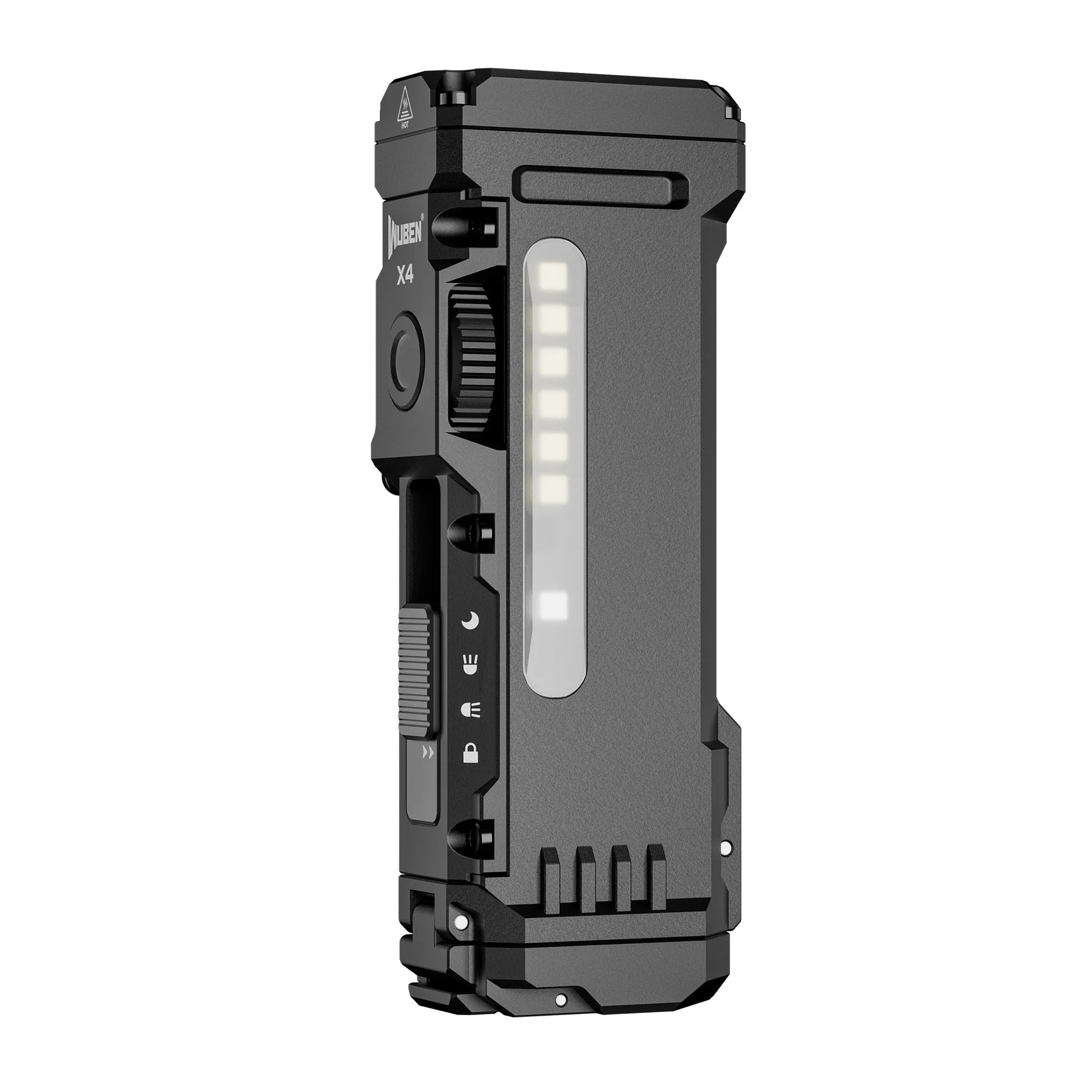 Linterna táctica EDC Wuben X4 compacta multifunción de 1500 lúmenes